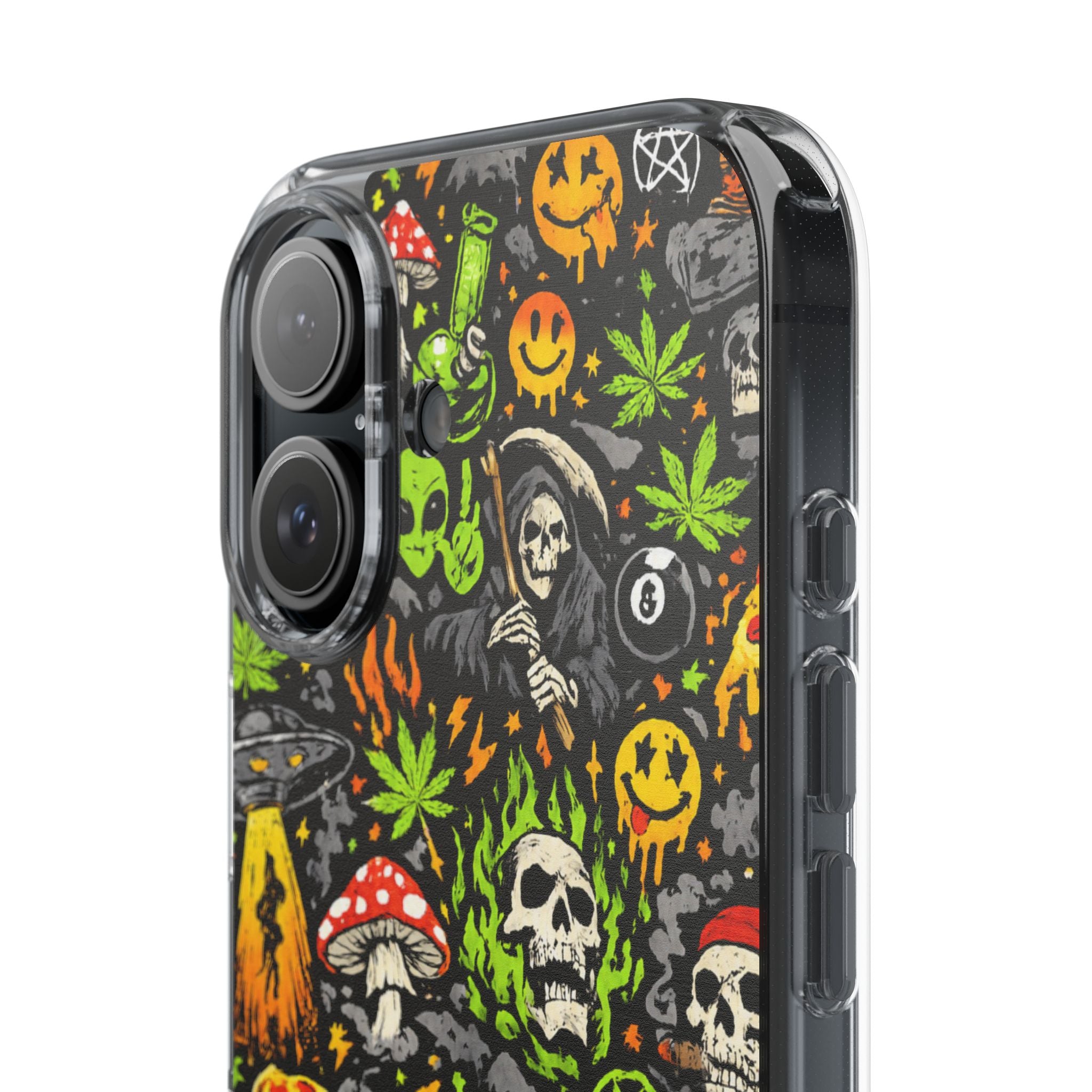 Skull Static Impact-Resistant Phone Case