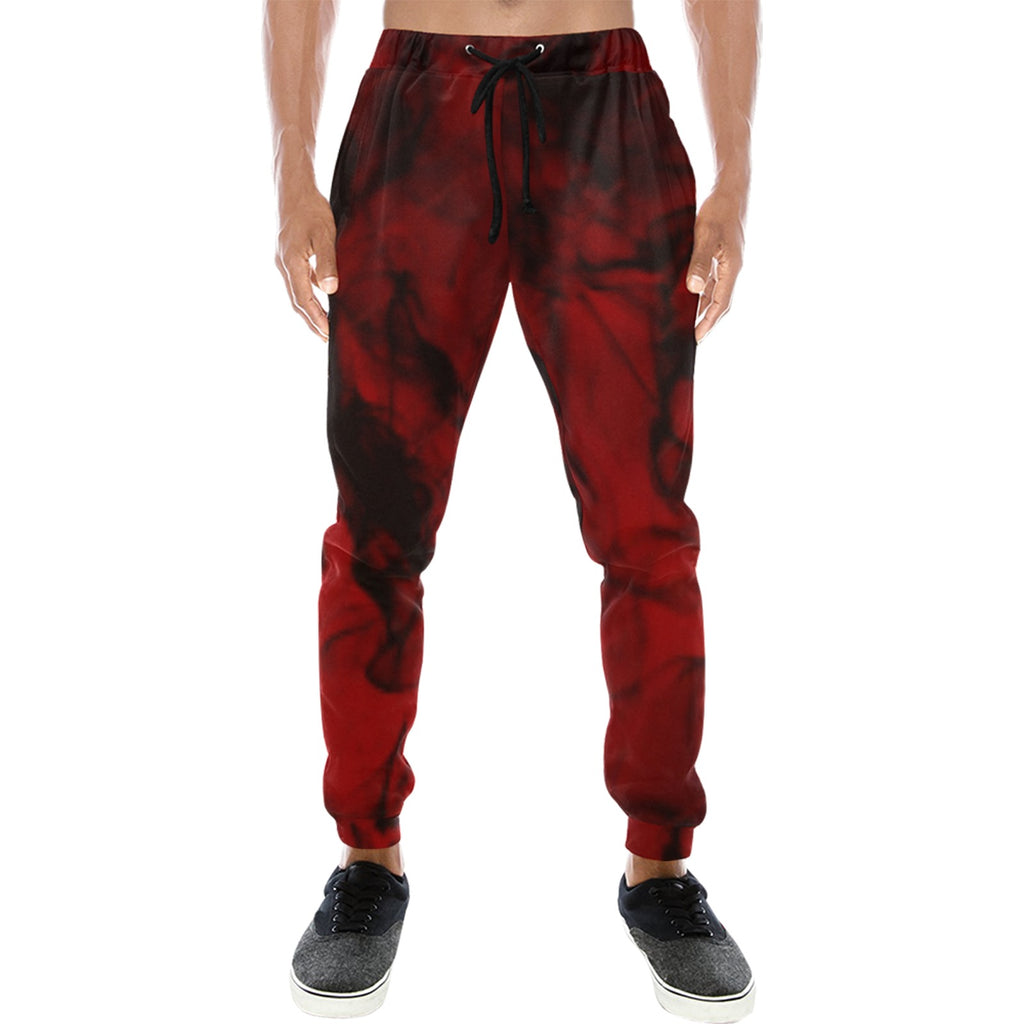 Crimson Black Joggers
