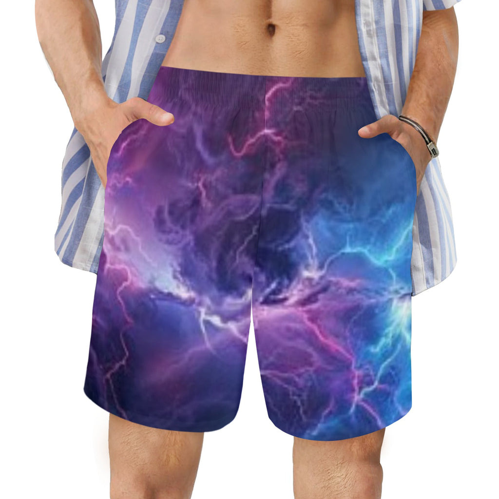 Toxic Voltage Mens Beach Shorts
