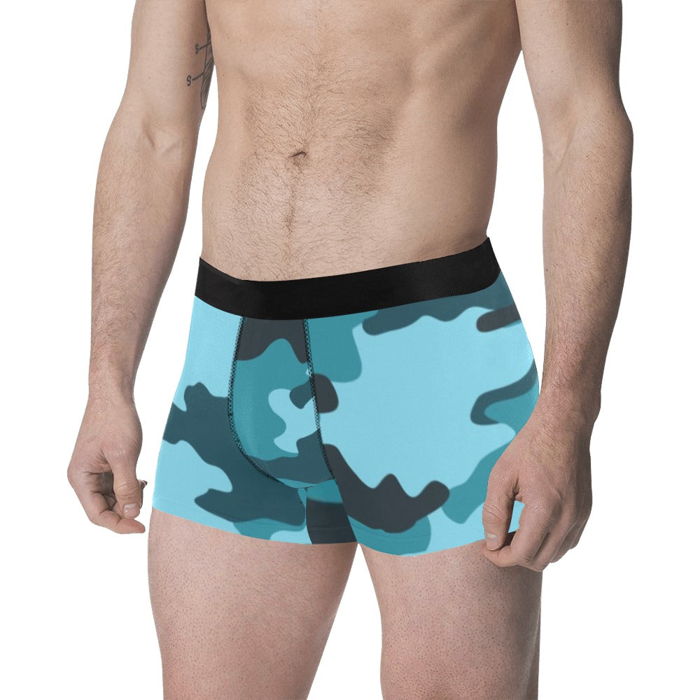 Blue Frost Camo Boxer Briefs