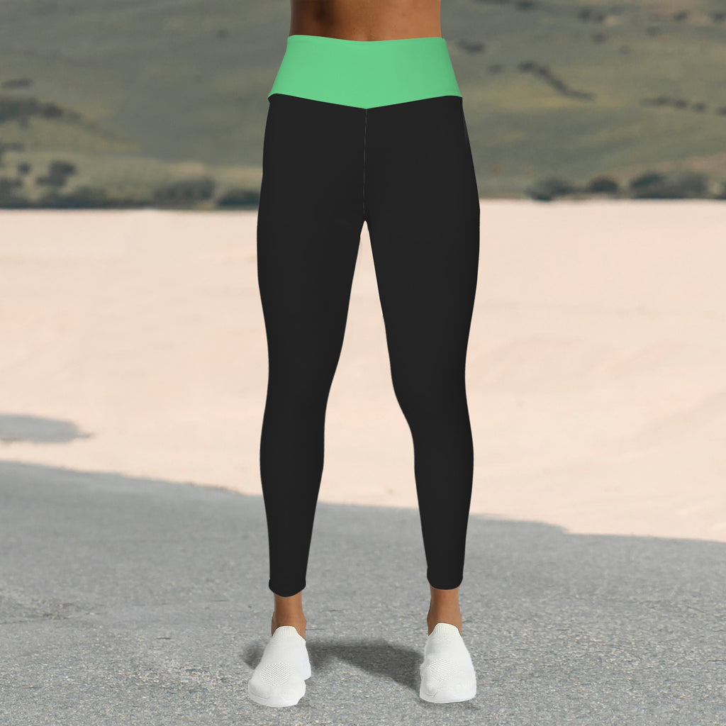 Mint Bow Leggings