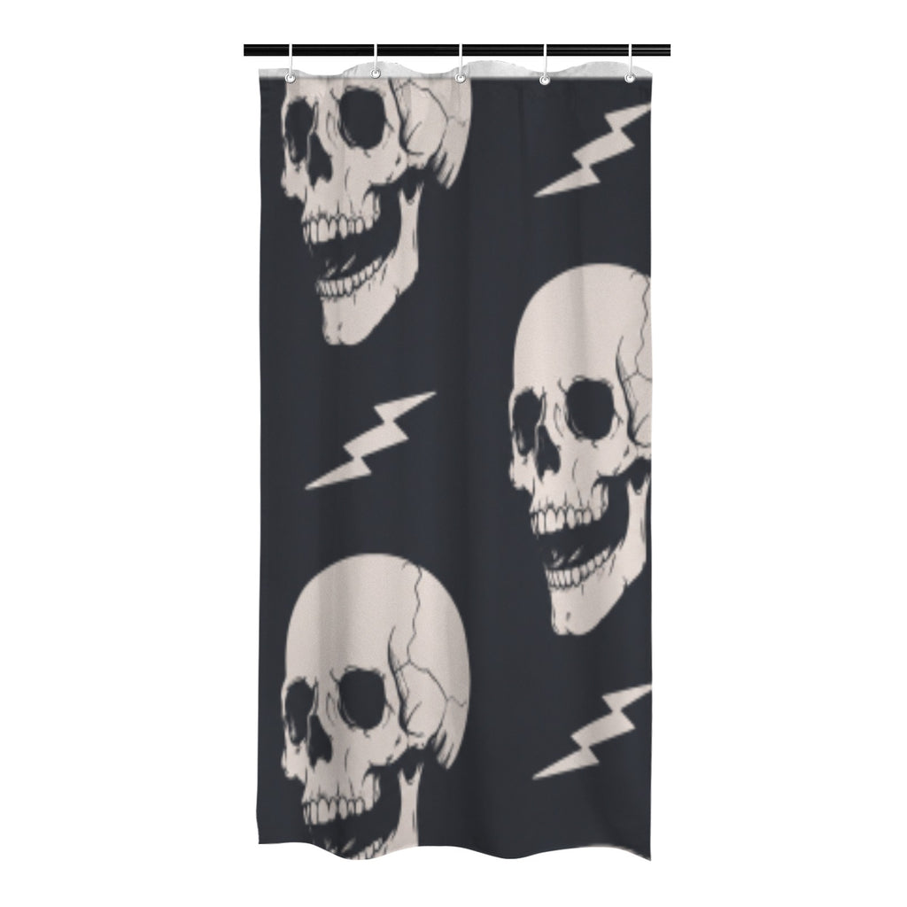 Electric Skull Shower Curtain