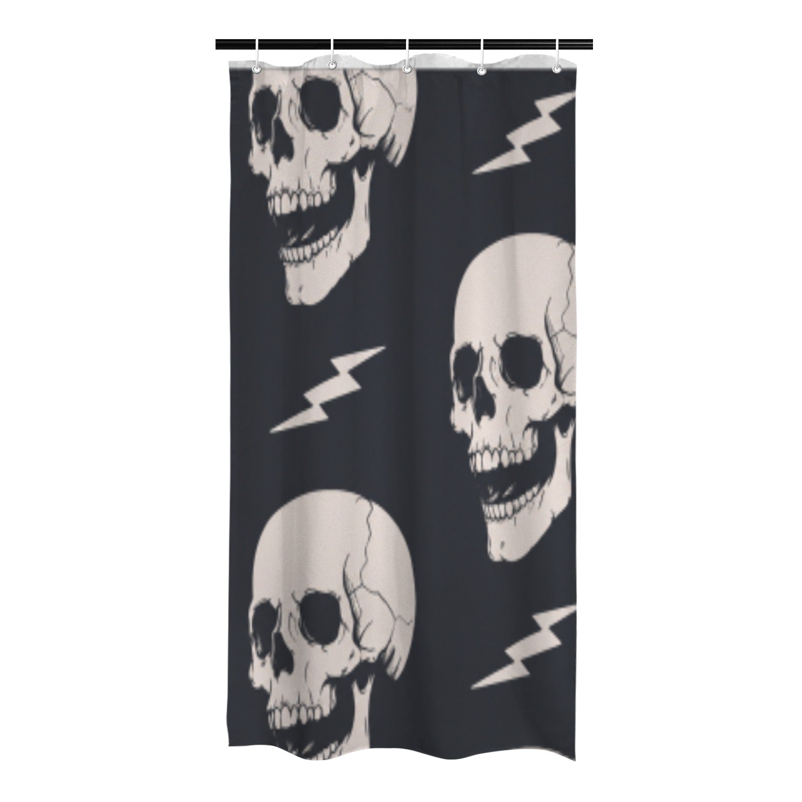 Electric Skull Shower Curtain