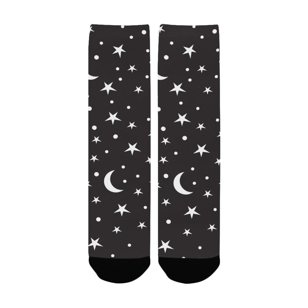 Moon And Stars Womens Socks