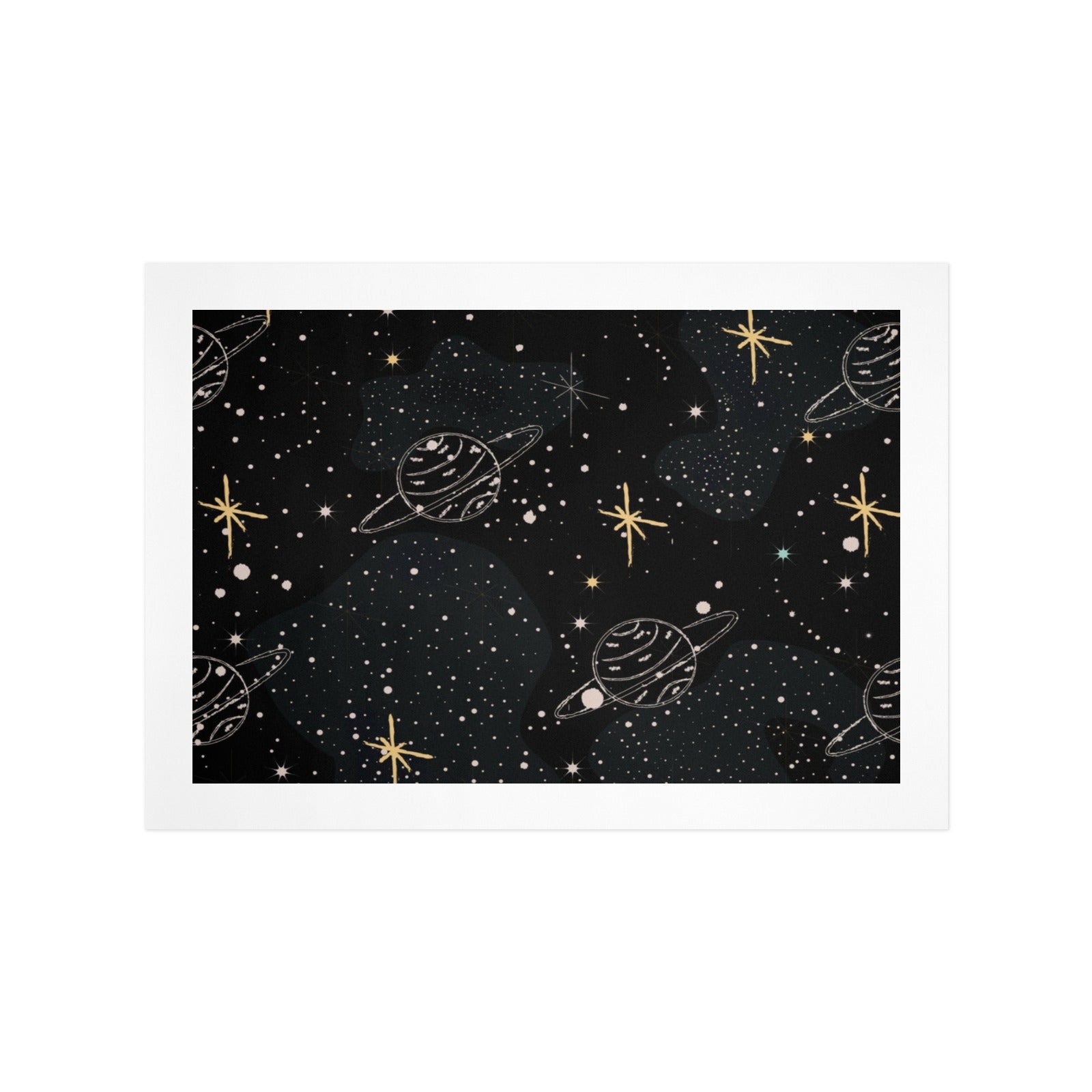 16"X12" Planet Wall Art