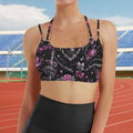 Dark Cupid Double Strap Sports Bra