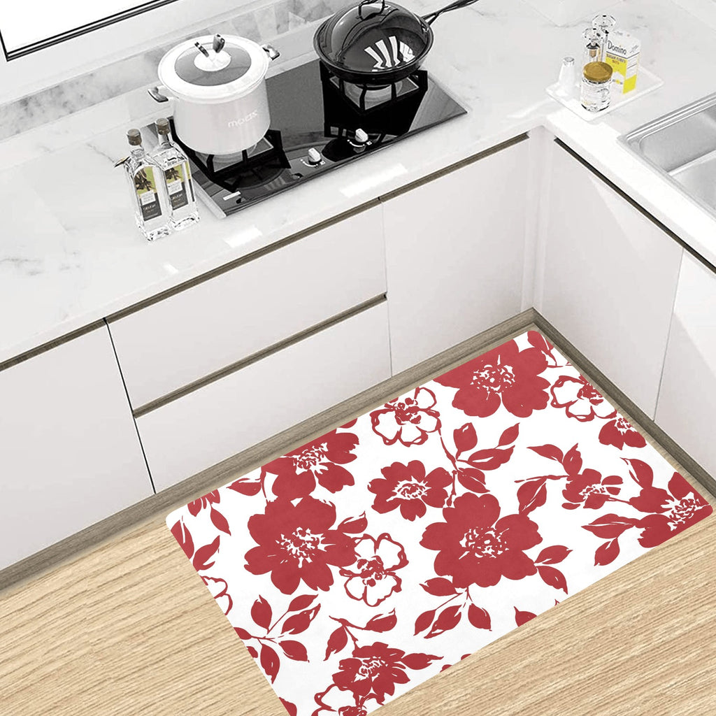 Scarlett Petal Kitchen Mat