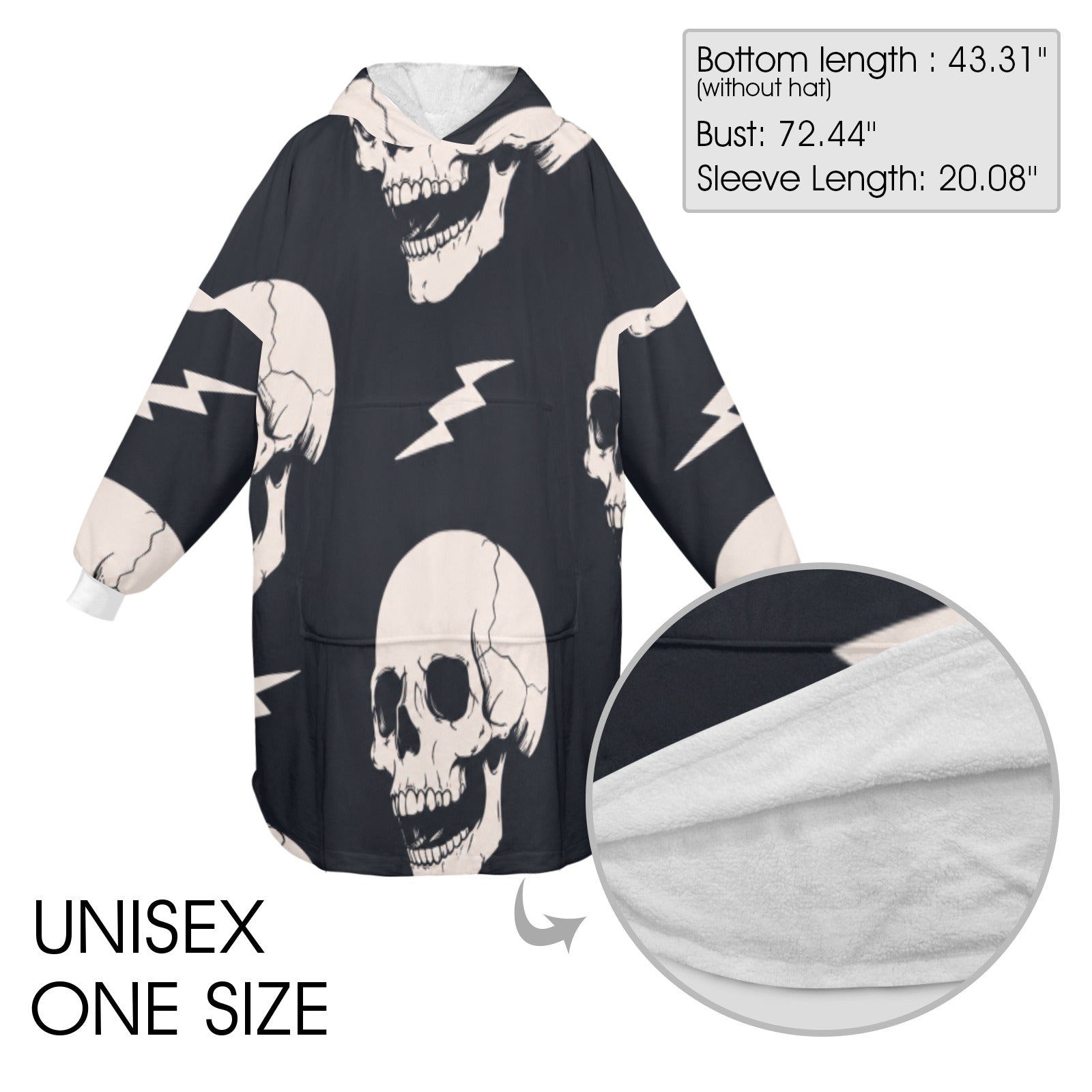 Electric Shock Blanket Hoodie