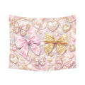 60"X51" Glitter Bow Tapestry