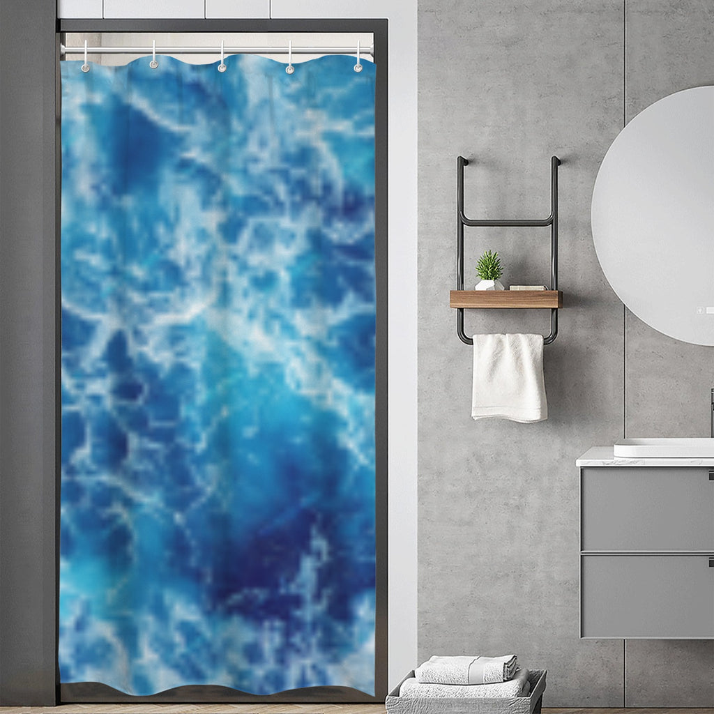 Blue Wave Shower Curtain 36"x72"