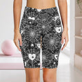 Web Of Hearts Biker Shorts
