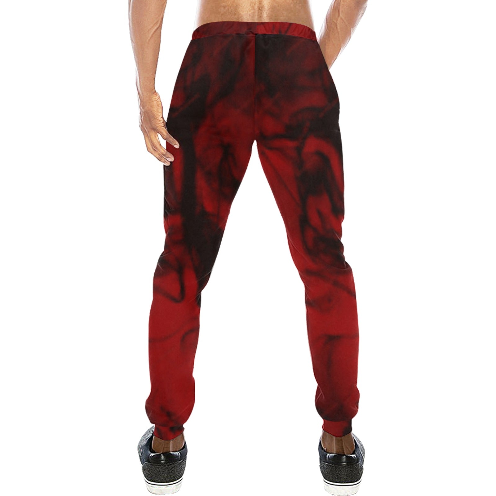 Crimson Black Joggers