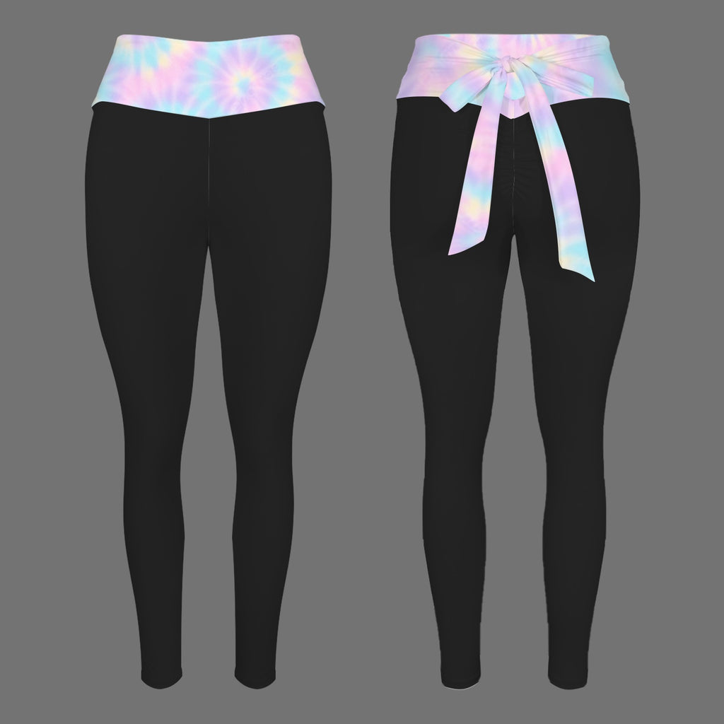 Tye Dye Bow Leggings