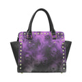 Violet Haze Rivet Shoulder Hand Bag