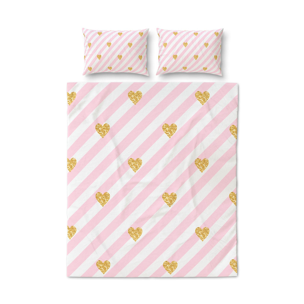Pink Luxe 3pc Quilt Cover Set