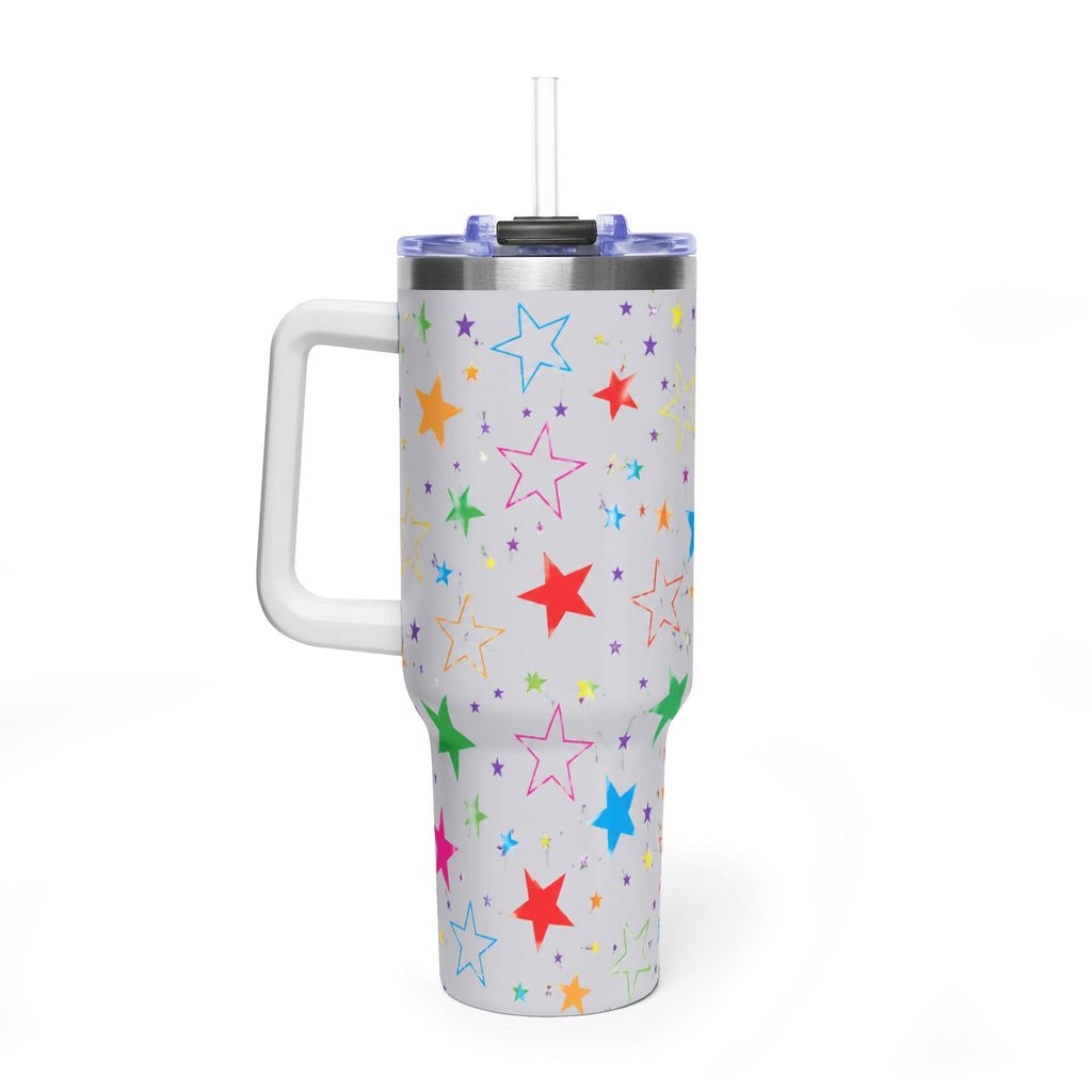 Neon Star Burst 40oz  Vacuum Insulated Tumbler