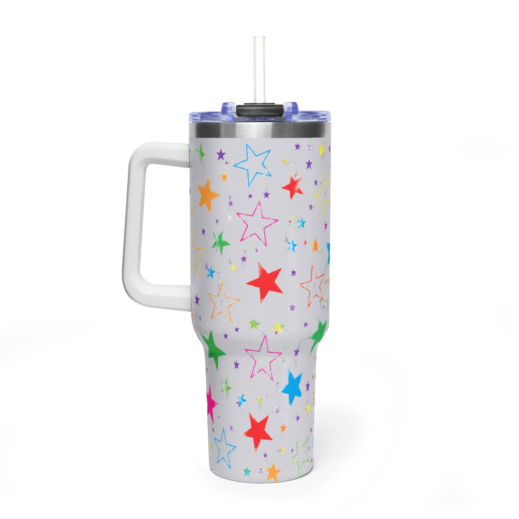 Neon Star Burst 40oz  Vacuum Insulated Tumbler