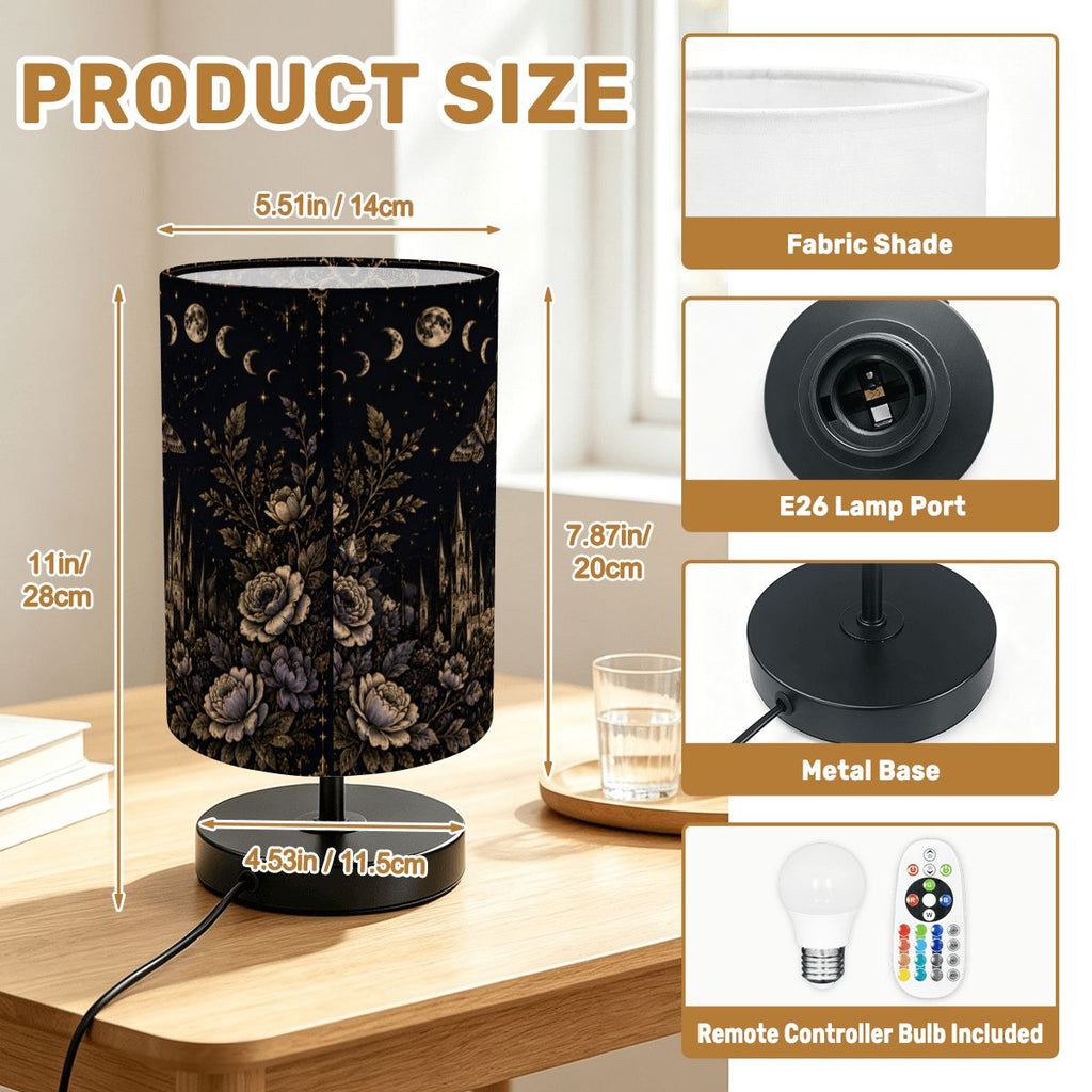 Moon Child Cylinder Table Lamp