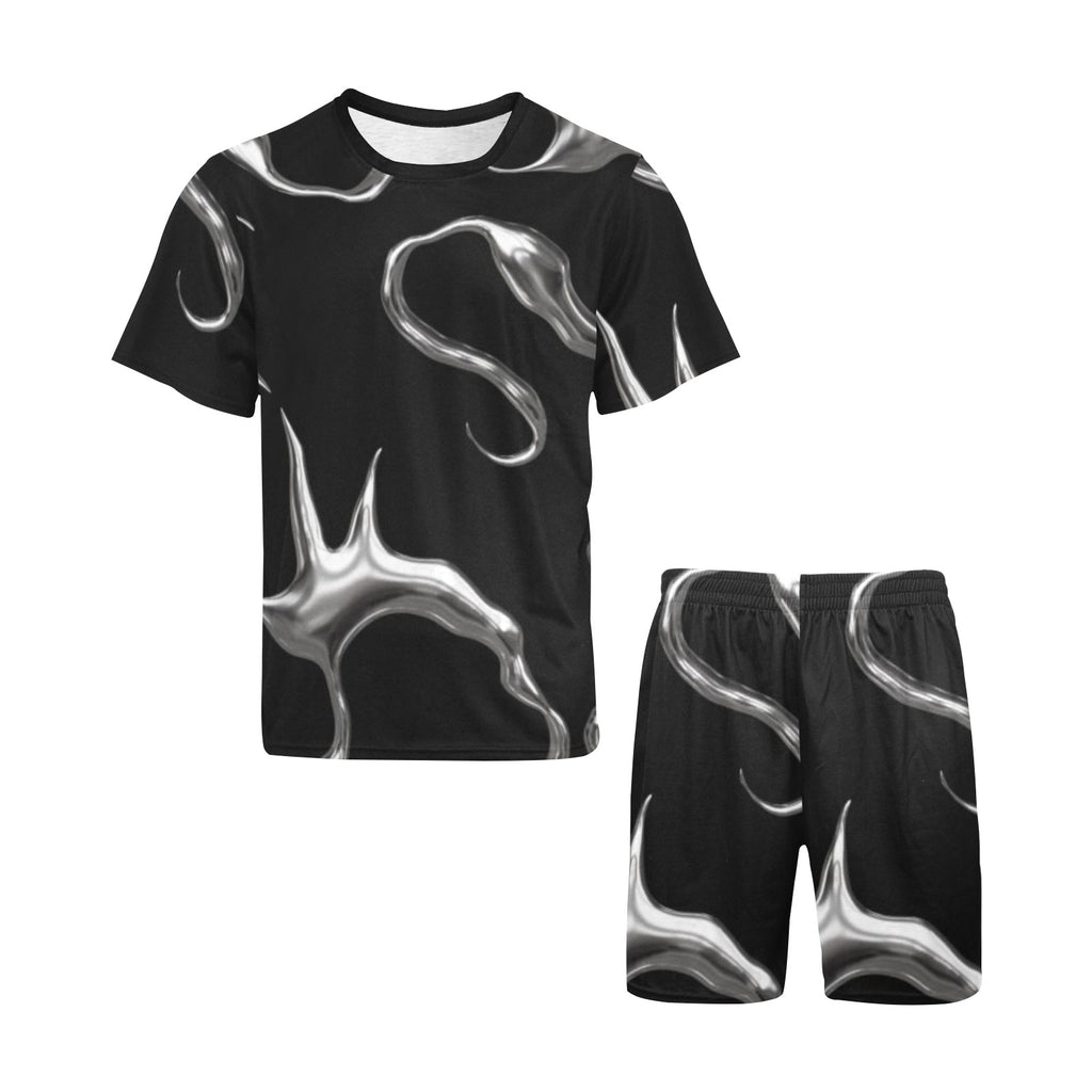 Silver Night Pajama Set