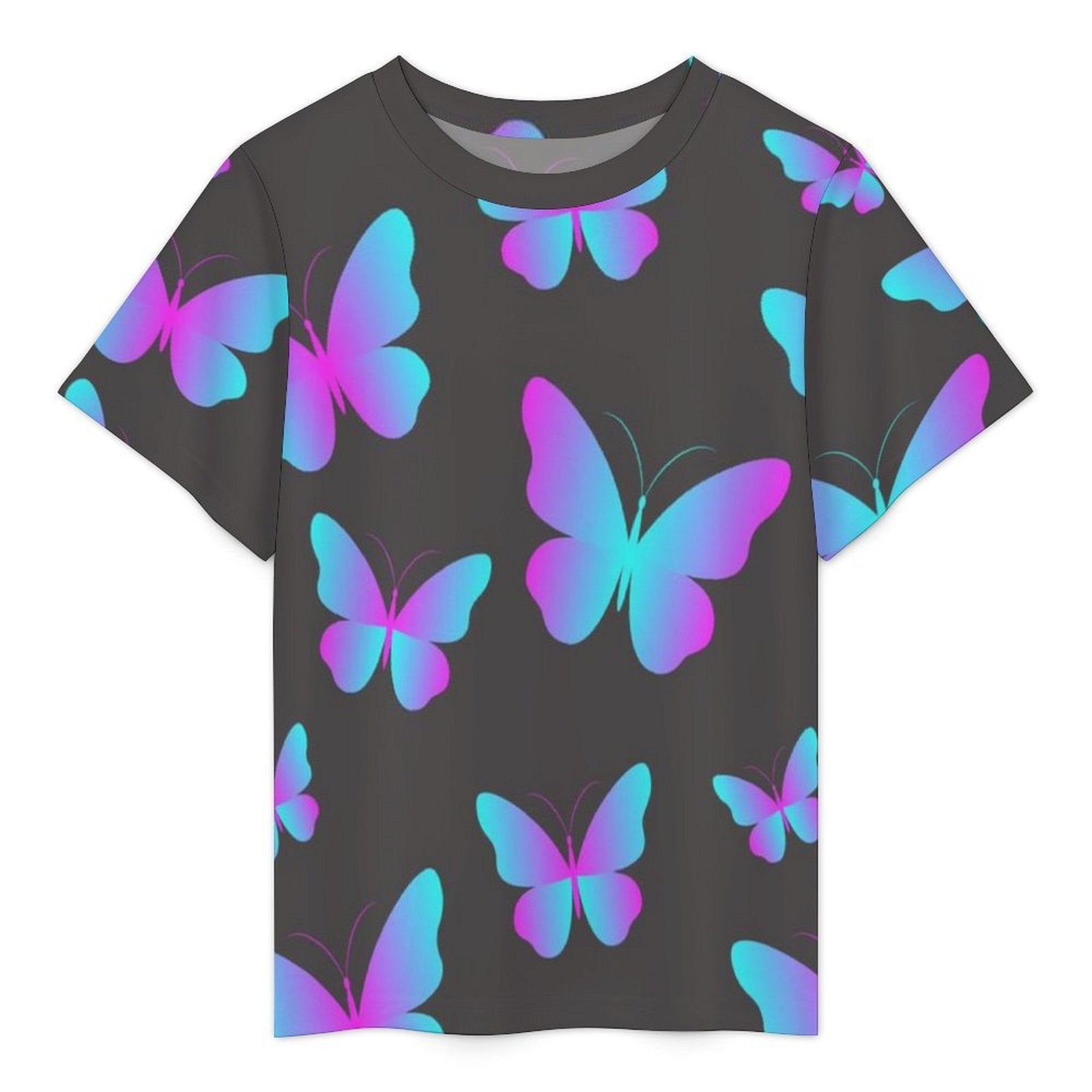 Custom Women's Mesh Sheer T-Shirt Crew Neck Short Sleeve Casual Top