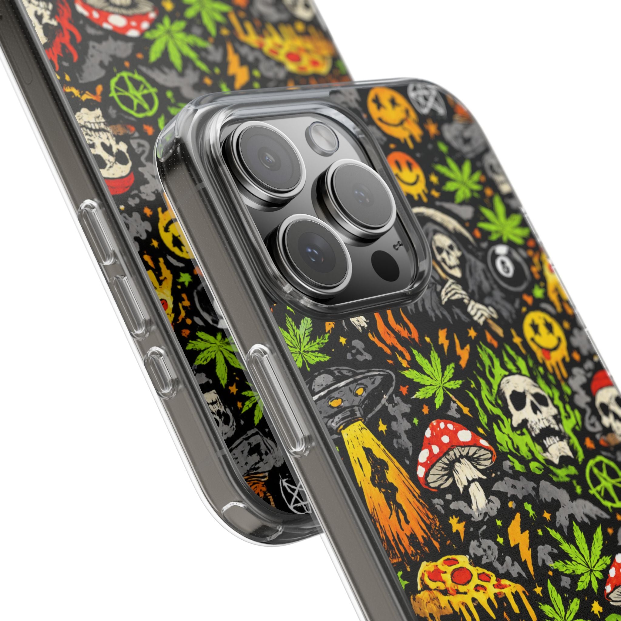 Skull Static Impact-Resistant Phone Case