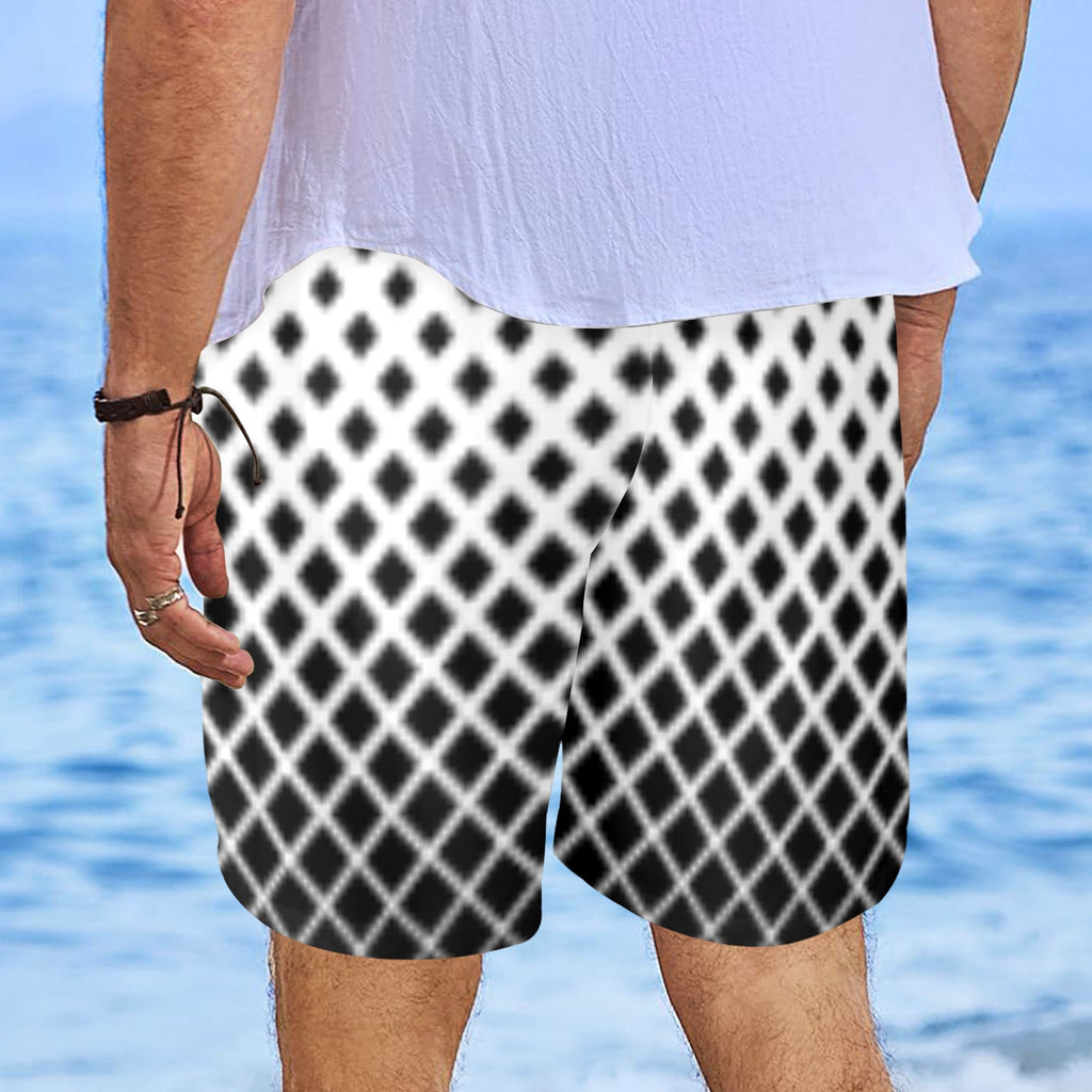Black Fade Beach Shorts
