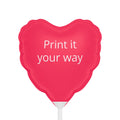 Personalized 6" Heart-Shaped Custom Print Balloon