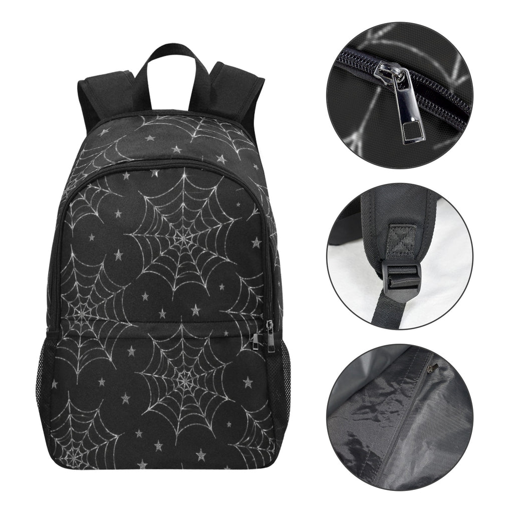 Silver Web Backpack