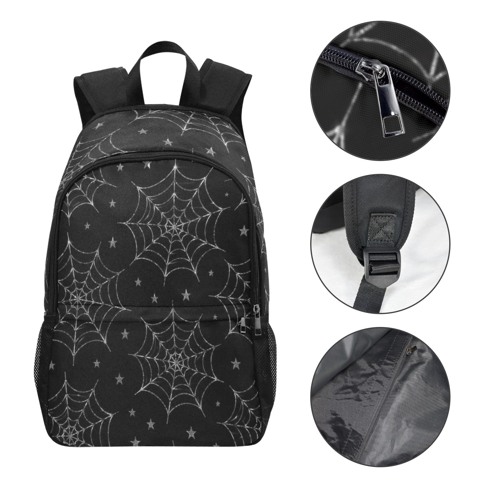 Silver Web Backpack