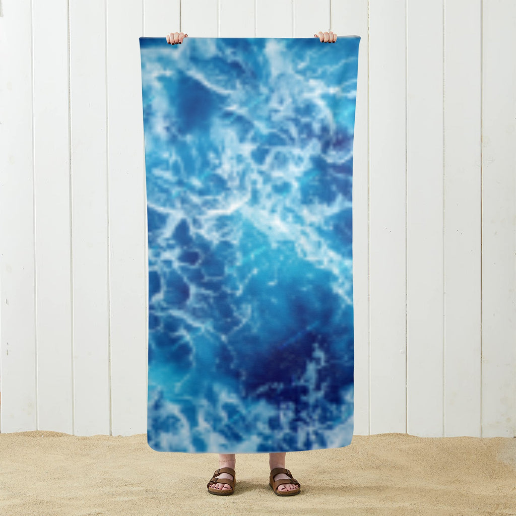 Blue Waves Towel