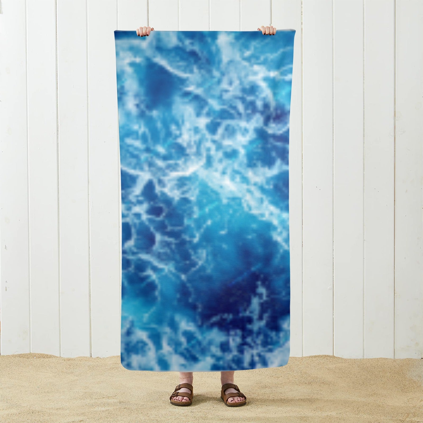 Blue Waves Towel