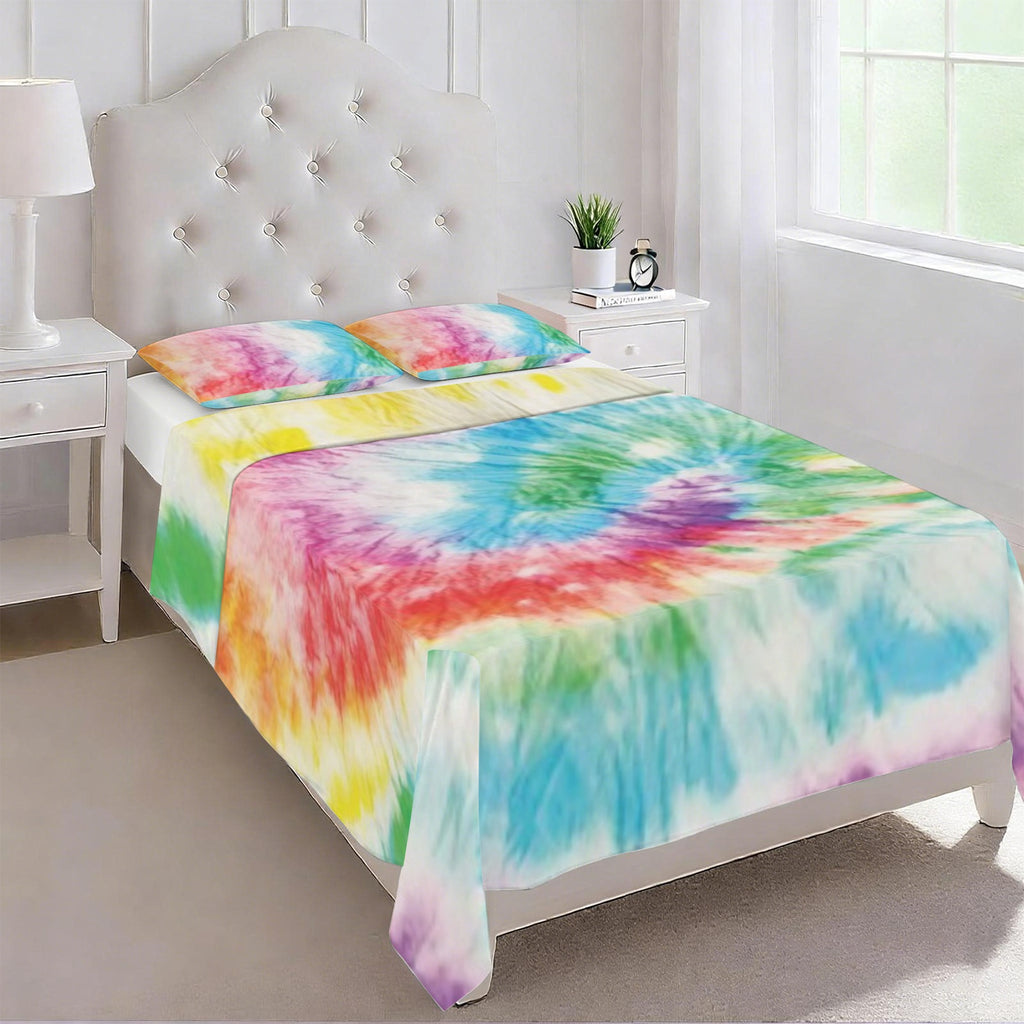 TyeDye Flast Sheet/Pillow Cases