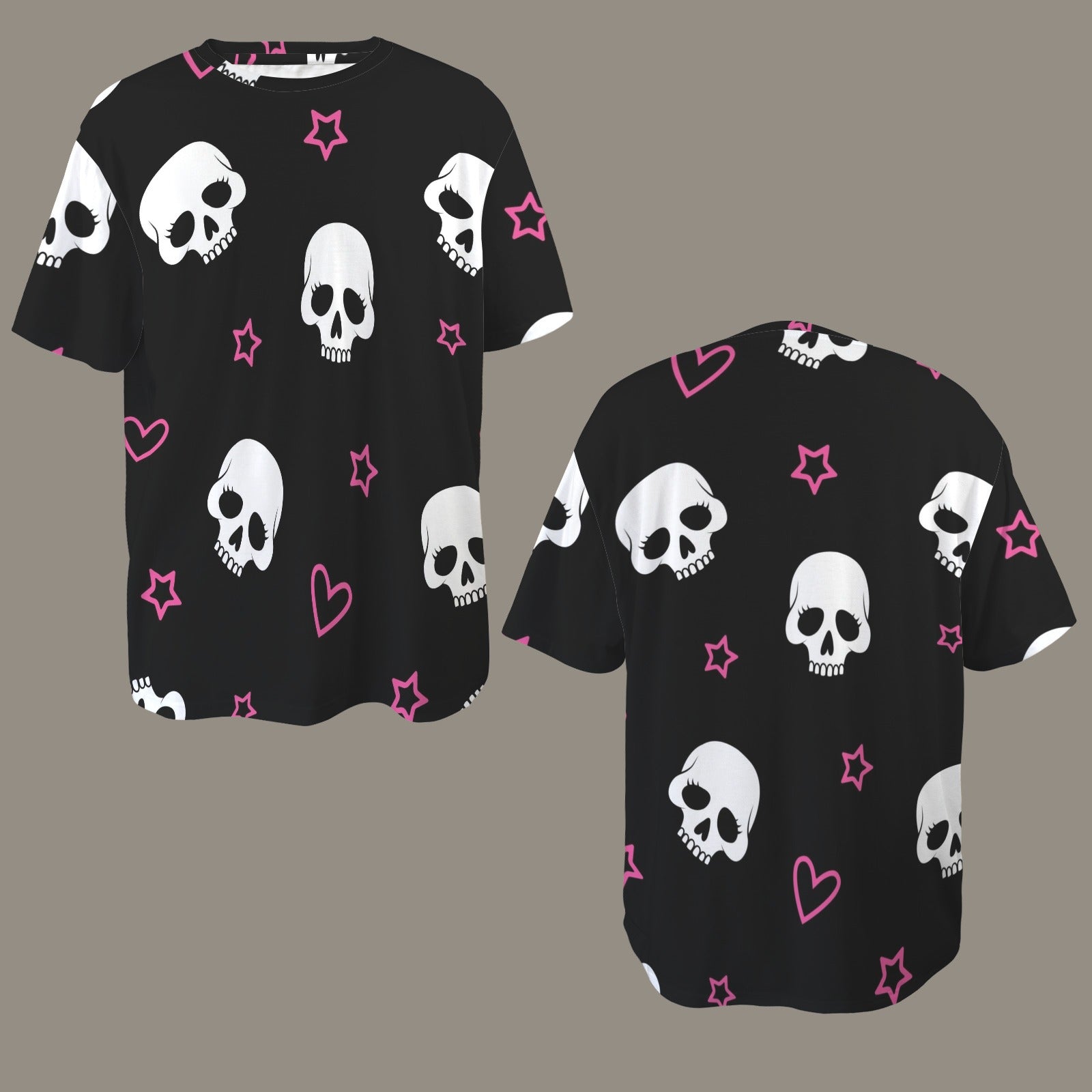 Dark And Pink OverSize Shirt