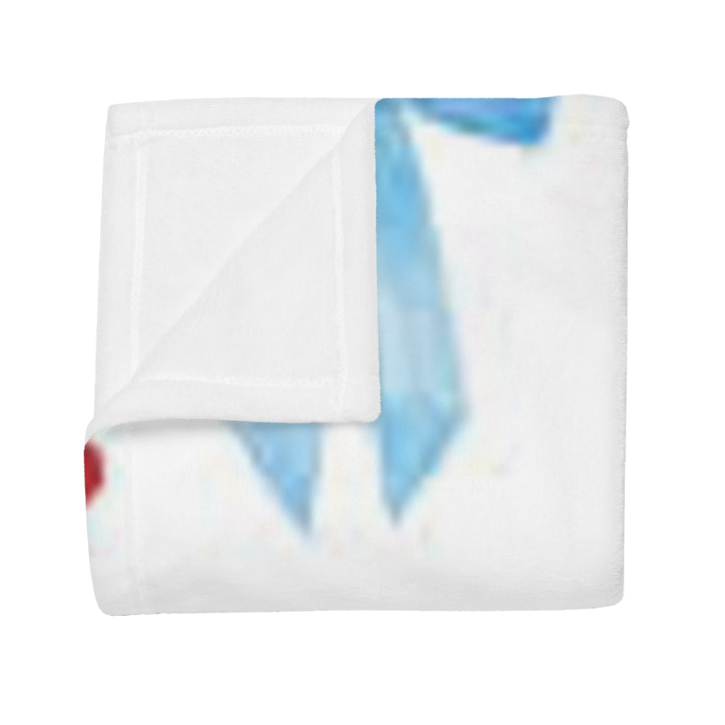 Bows And Hearts Plush Fleece Blanket