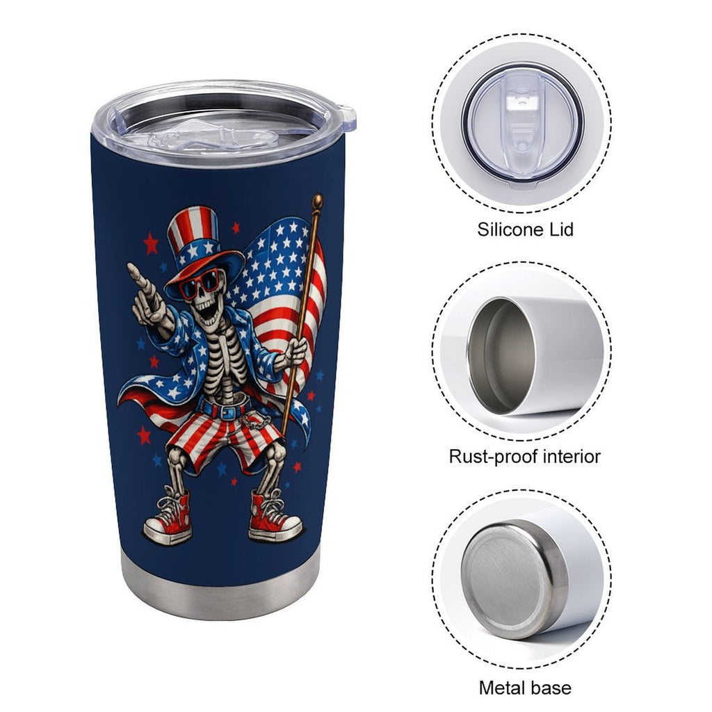 Red White And Bone Tumbler