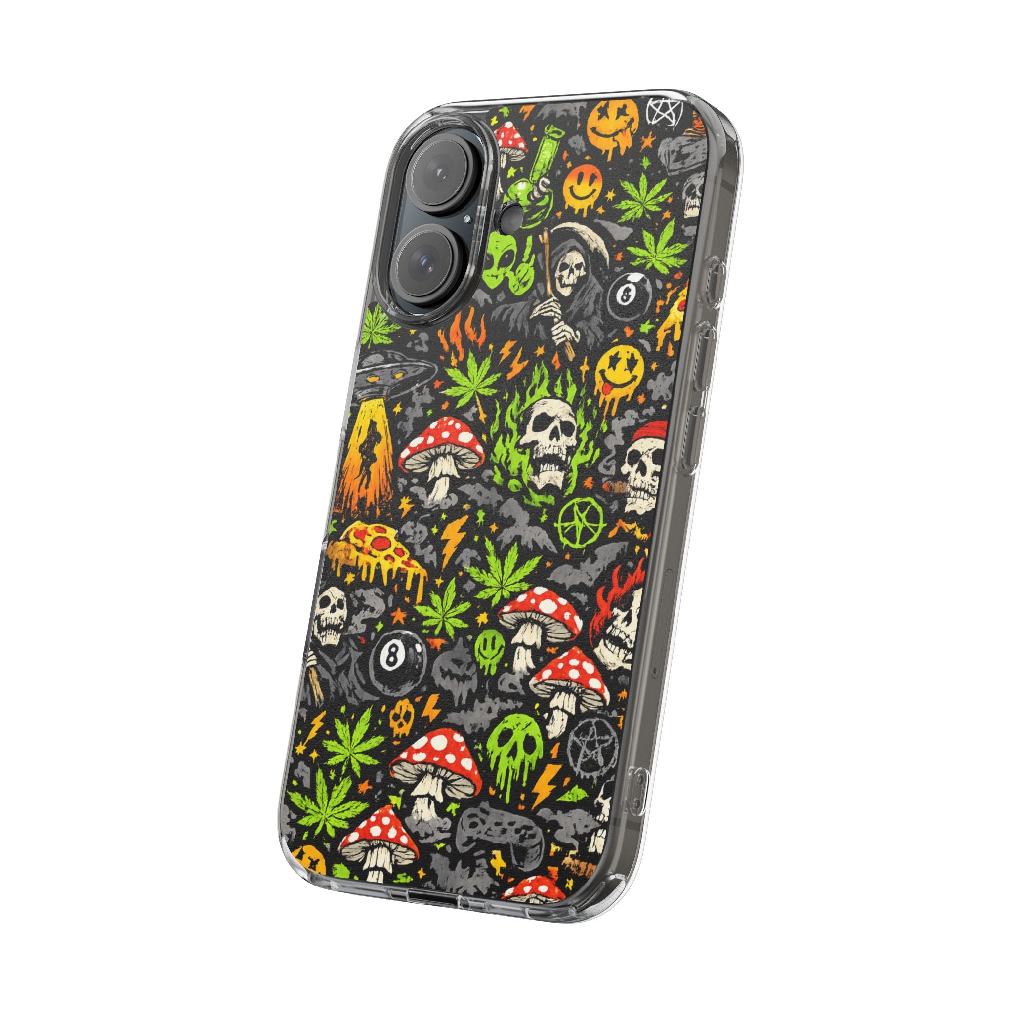 Skull Static Impact-Resistant Phone Case