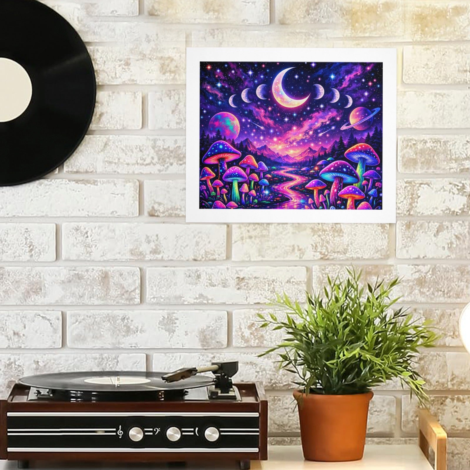 Moonlit Mirage Art Print 10"x8"