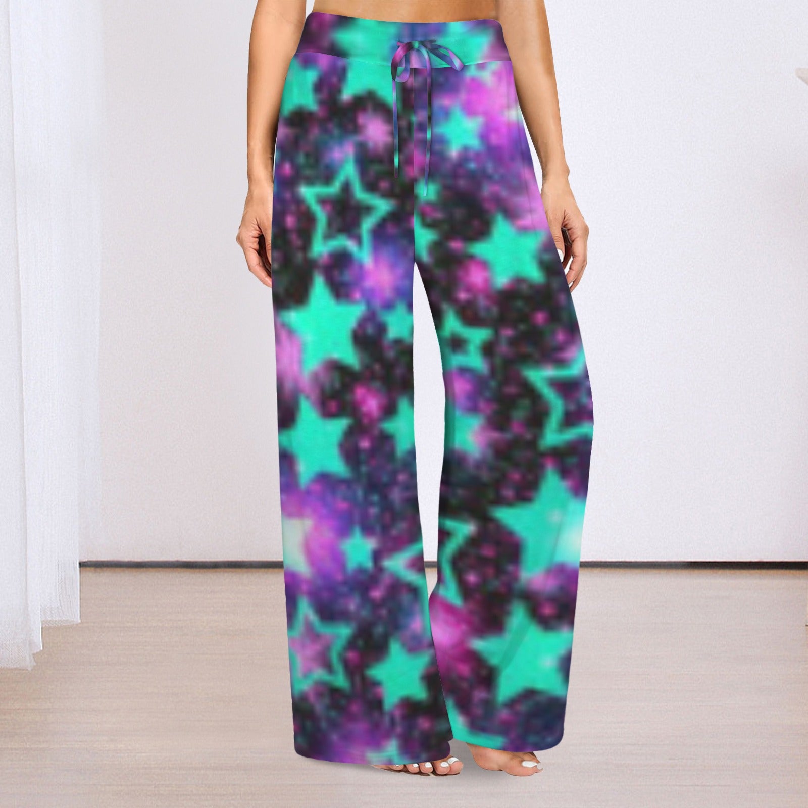 Teal Star Pajama Pants