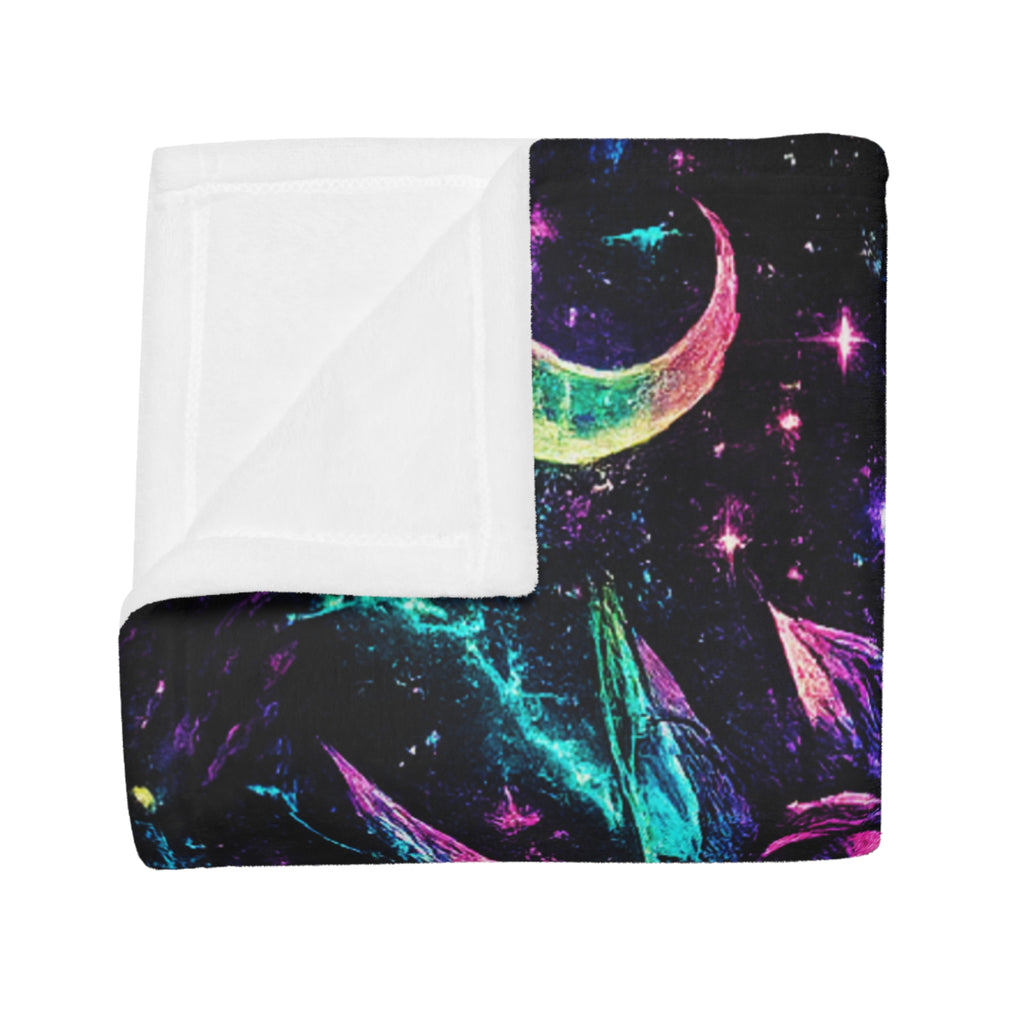 Toxic Skull Plush Fleece Blanket
