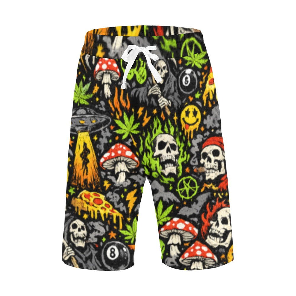 Skull Static Lounge Shorts