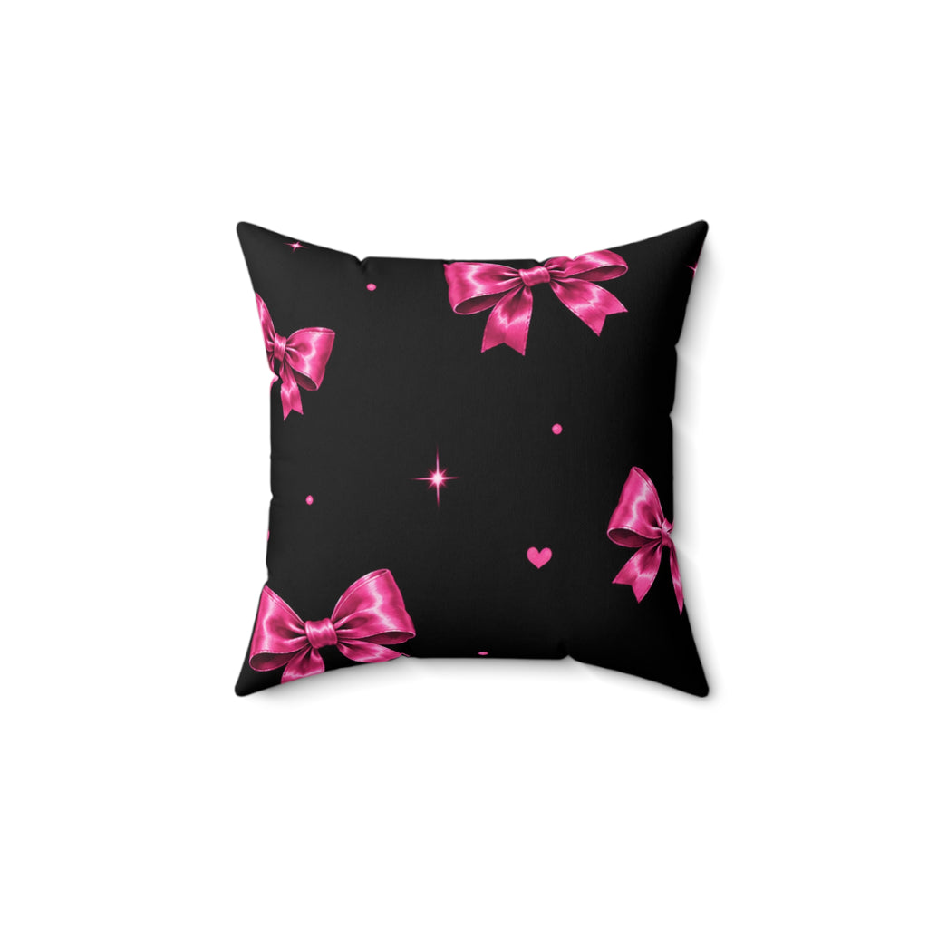 Bow Babe Throw Pillow