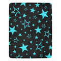 Aqua Edge Fleece Blanket 54"x70"