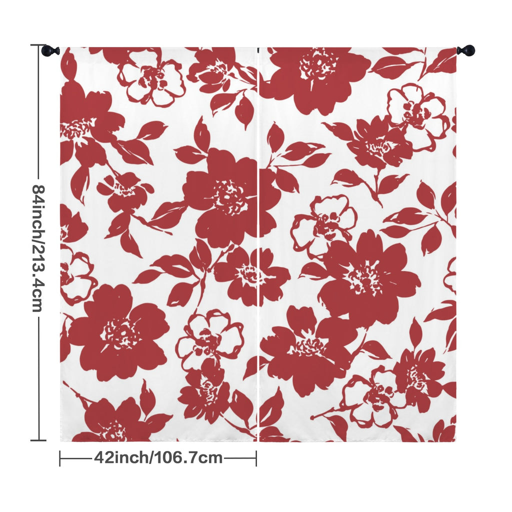 Scarlett Petal Curtains 42"x84"