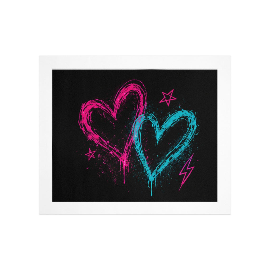 Rebel Hearts Art Print 10"x8"