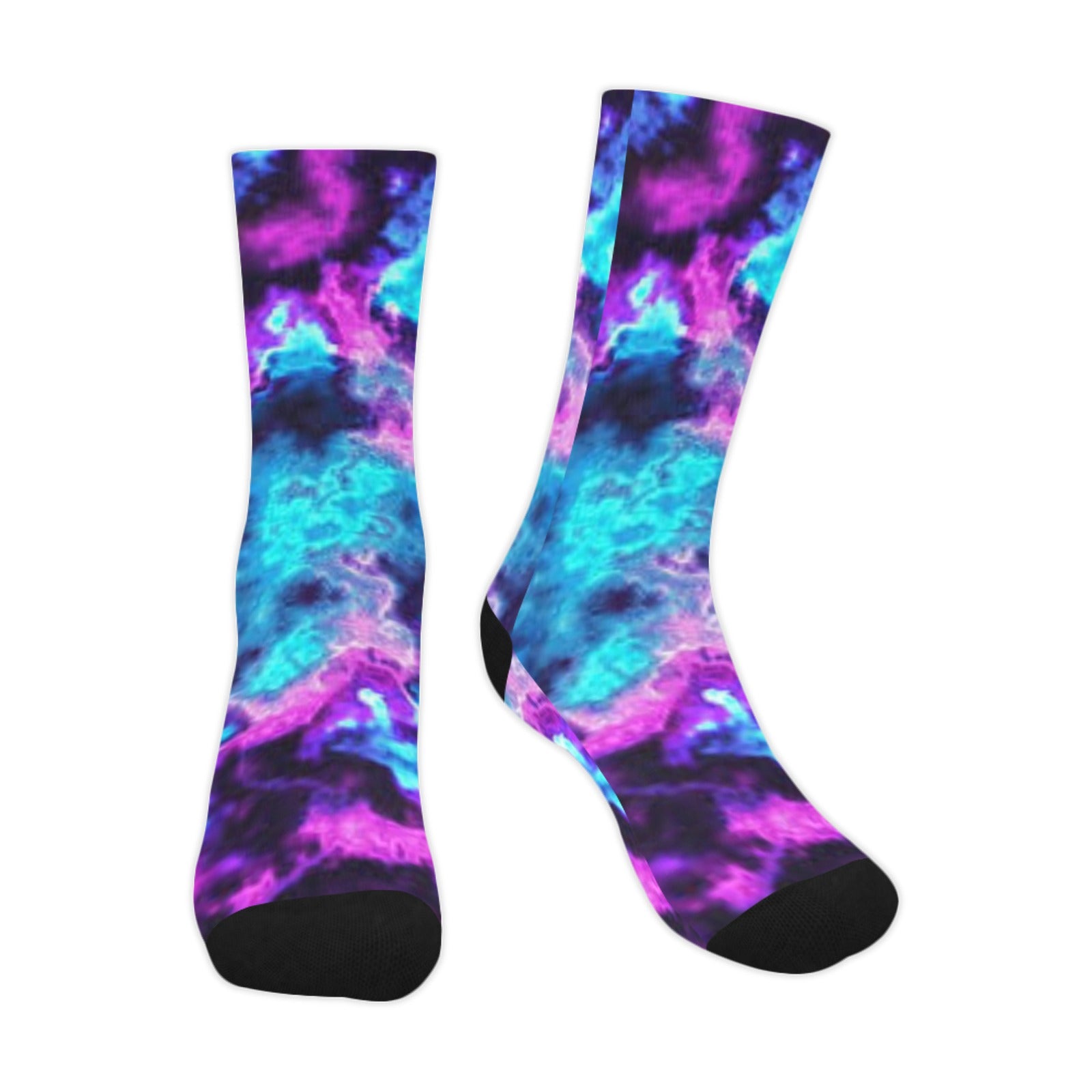 Blue Fade Mens Socks
