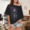 Butterfly Rode Off The Shoulder Tee