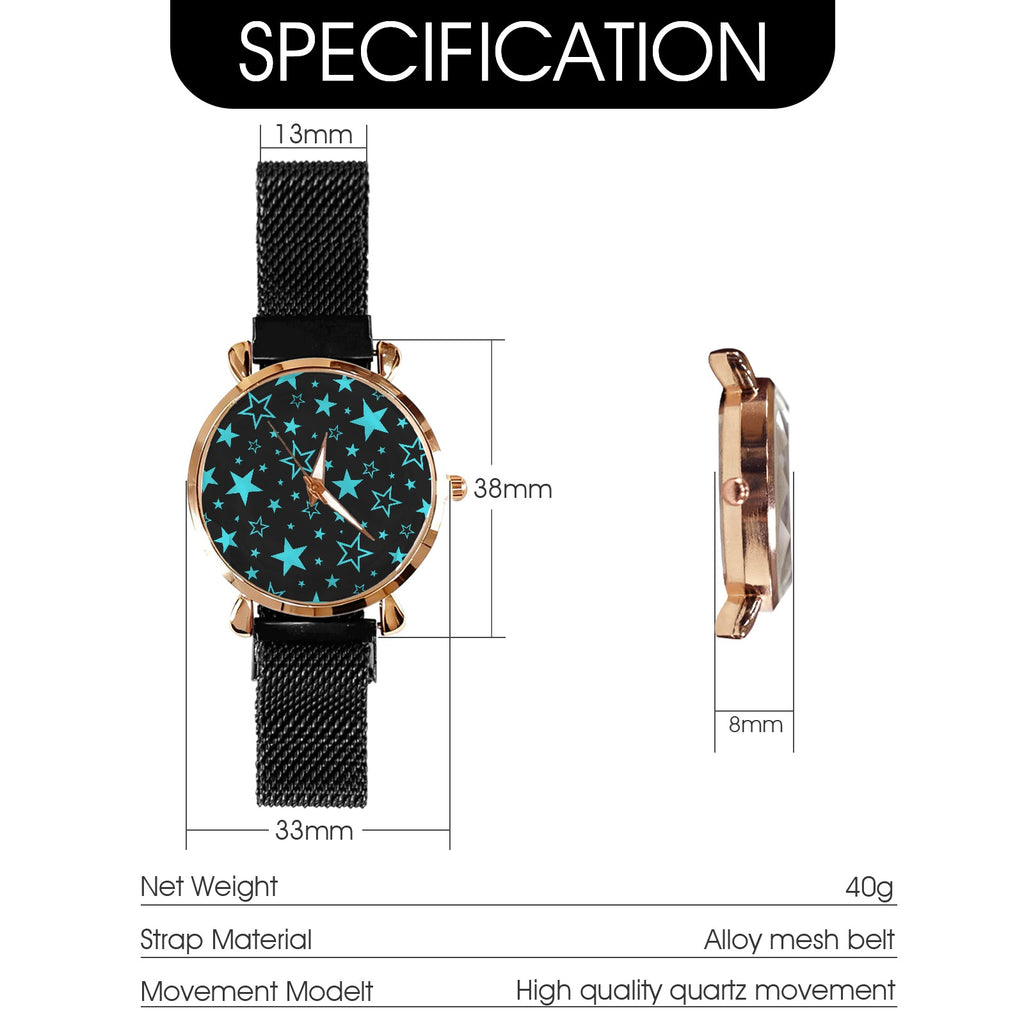 Aqua Star Gaze Magnetic Buckle Strap Watch