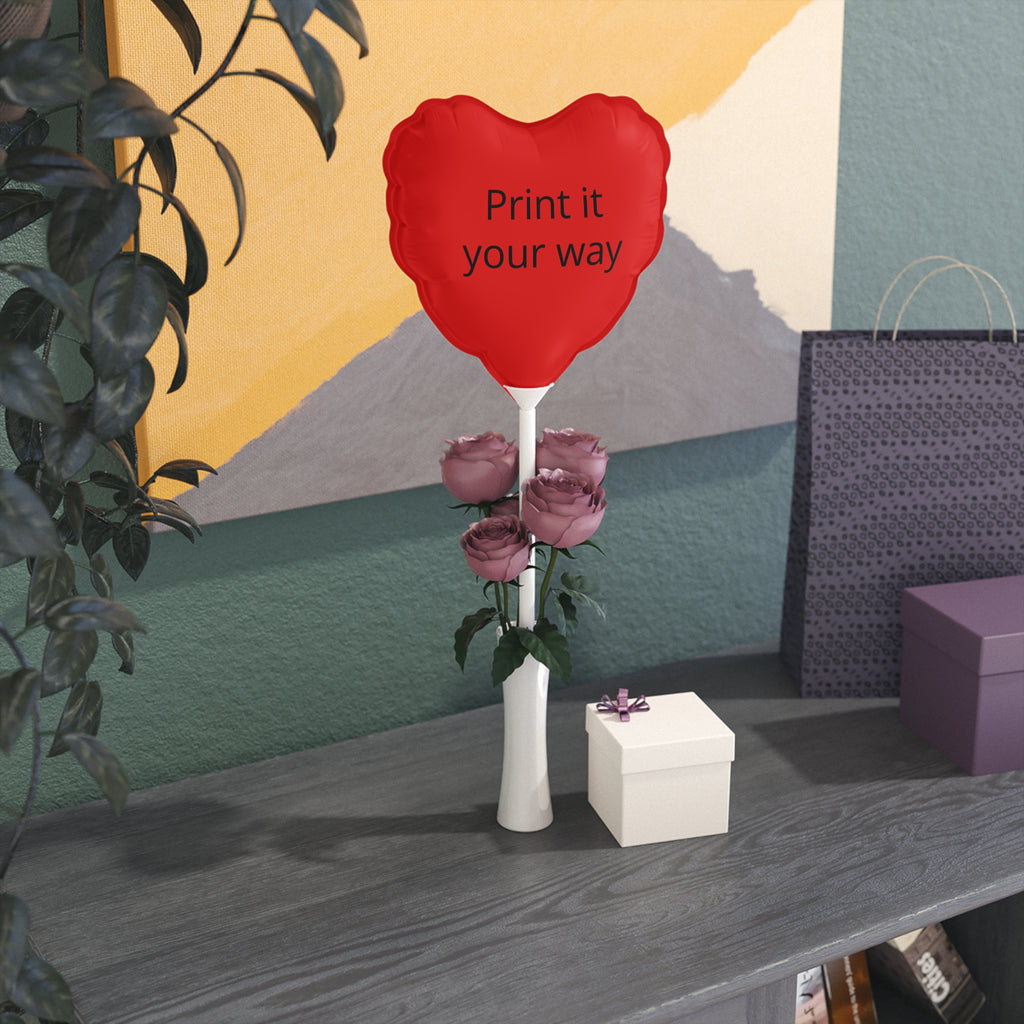 Personalized 6" Heart Balloon