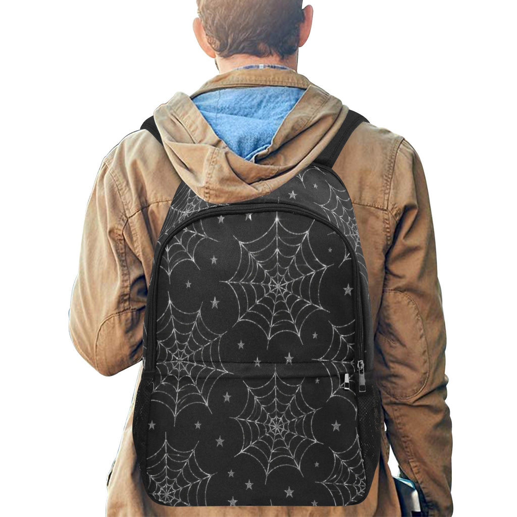 Silver Web Backpack