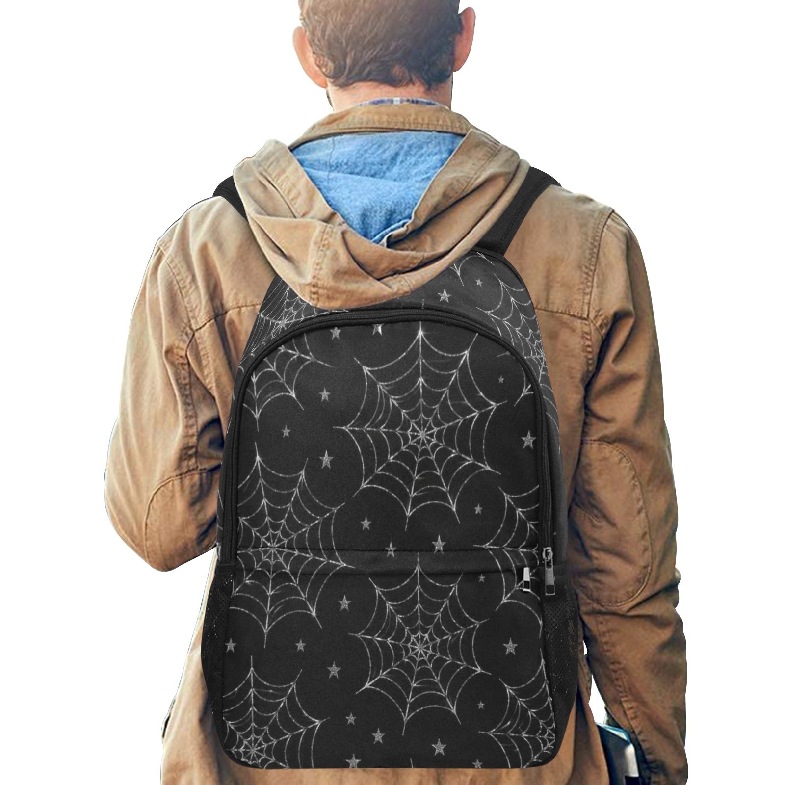 Silver Web Backpack